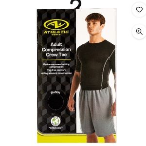 💜Athletic Works Adult Compression Crewneck Tee ONLY